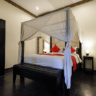 Villa Rumah Lotus Bedroom Three with Four Poster Bed | Ubud, Bali