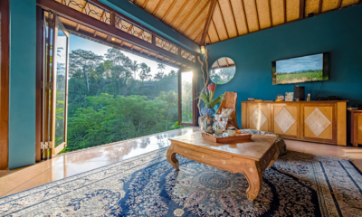 Villa Umah Shanti Living Area with TV | Ubud, Bali