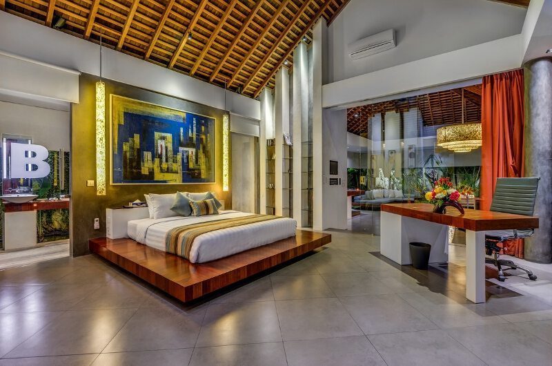 Villa Banyu Master Bedroom Interiors | Seminyak, Bali