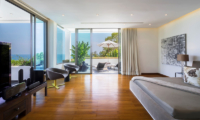 Waterfall Bay TV Room with Wooden Floor | Kamala, Phuket