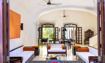 Seven Pillars Galle Fort Indoor Living and Dining Area | Galle, Sri Lanka