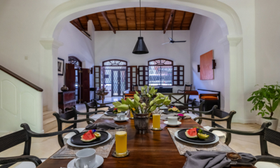 Seven Pillars Galle Fort Indoor Dining Area | Galle, Sri Lanka