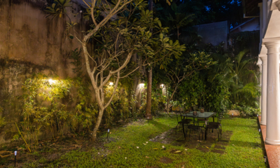 Seven Pillars Galle Fort Open Plan Dining Area at Night | Galle, Sri Lanka