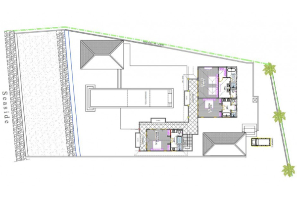 Villa Cempaka Upper Floorplan | Candidasa, Bali