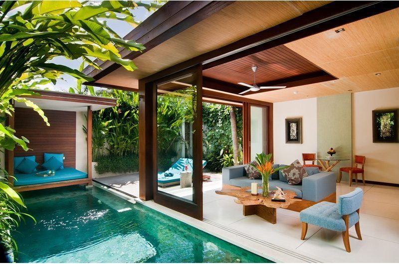 Maca Villas 1BR Deluxe Living Area | Seminyak, Bali