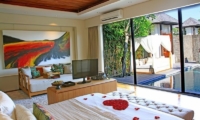 Berry Amour Romantic Villas Desire Villa Bedroom Side View | Batubelig, Bali