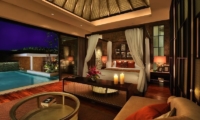 Berry Amour Romantic Villas Mystique Villa Bedroom Front View | Batubelig, Bali