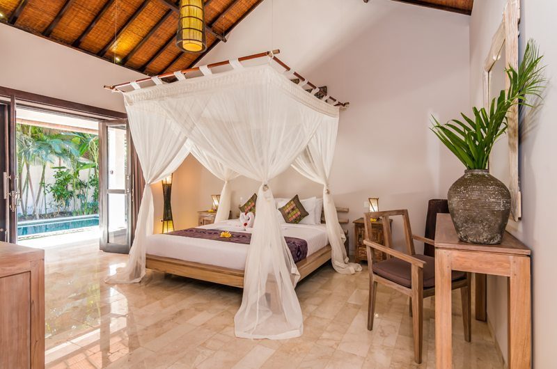 Villa Can Barca Bedroom One Front View | Petitenget, Bali