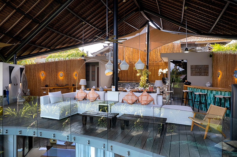 Villa Toraja Up Stairs Living and Dining Area | Canggu, Bali