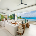 Samujana 3 Living Area with View I Choeng Mon, Koh Samui