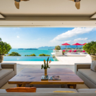 Samujana 4 Living Room with Sea View | Choeng Mon, Koh Samui