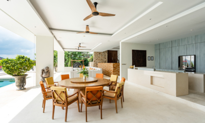 Samujana 4 Indoor Kitchen and Dining Area | Choeng Mon, Koh Samui