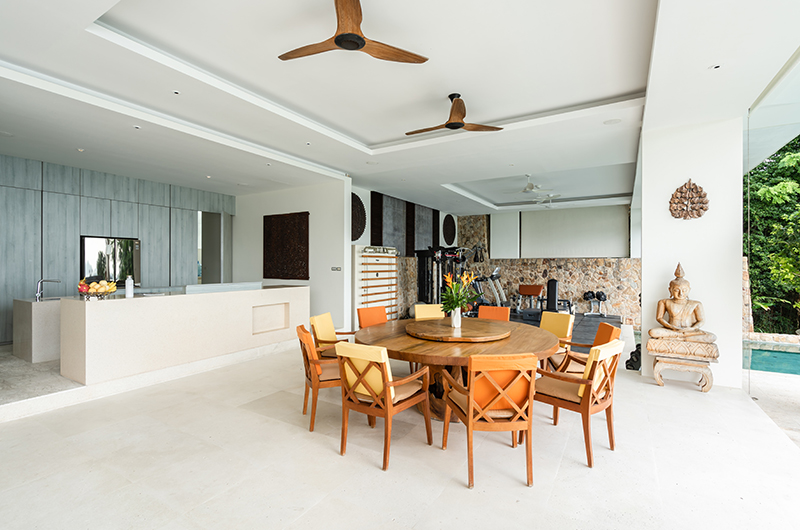 Samujana 4 Kitchen and Dining Area | Choeng Mon, Koh Samui