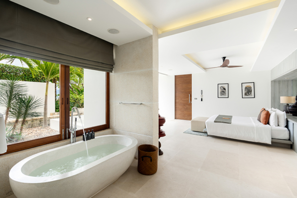 Samujana 4 Master Bedroom and Bathroom | Choeng Mon, Koh Samui