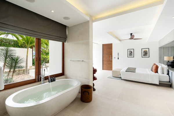 Samujana 4 Master Bedroom and Bathroom | Choeng Mon, Koh Samui Samujana 4 Master Bedroom and Bathroom | Choeng Mon, Koh Samui