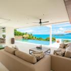 Samujana 7 Living Area with Pool View | Choeng Mon, Koh Samui