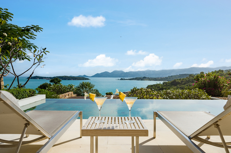 Samujana 8 Pool Side Seating Area | Choeng Mon, Koh Samui