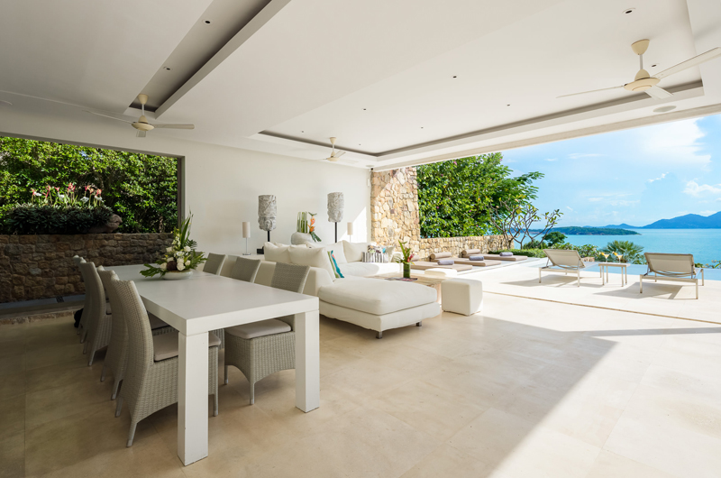 Samujana 8 Living and Dining Area | Choeng Mon, Koh Samui