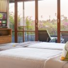 Villa Bayu Gita Bayu Gita Beach Front Bedroom and Balcony | Sanur, Bali