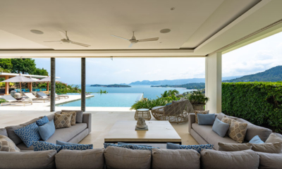Samujana 1 Living Area with Pool and Sea View | Choeng Mon, Koh Samui