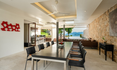 Samujana 11a Dining Area with Sea View | Choeng Mon, Koh Samui