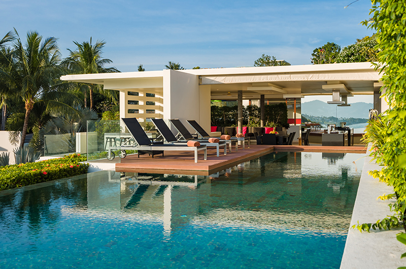 Samujana 11B Pool Side Loungers | Choeng Mon, Koh Samui
