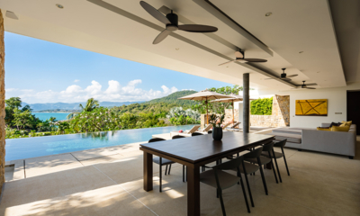 Samujana 15 Living Area with Sea View | Choeng Mon, Koh Samui