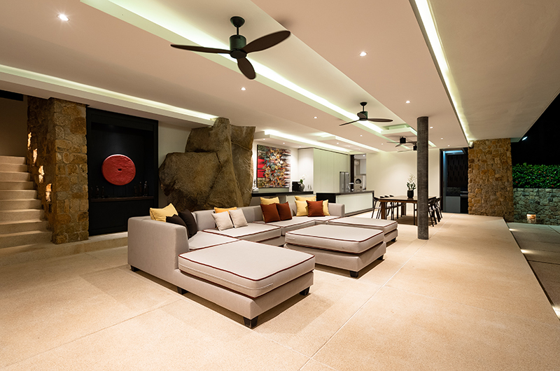 Samujana 15 Living Room with Up Stairs | Choeng Mon, Koh Samui