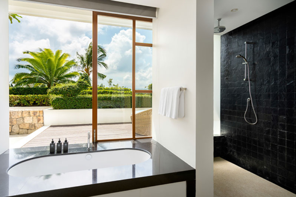 Samujana 15 Bathroom Four with View | Choeng Mon, Koh Samui