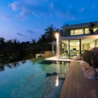 Samujana 17 Swimming Pool at Night | Choeng Mon, Koh Samui