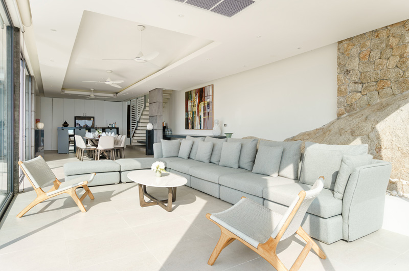 Samujana 17 Lining and Dining Area | Choeng Mon, Koh Samui