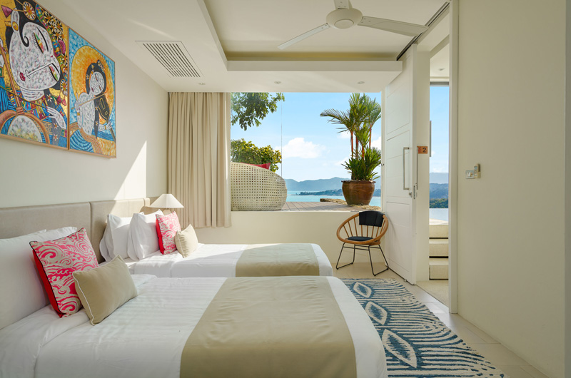Samujana 17 Twin Bedroom with View | Choeng Mon, Koh Samui