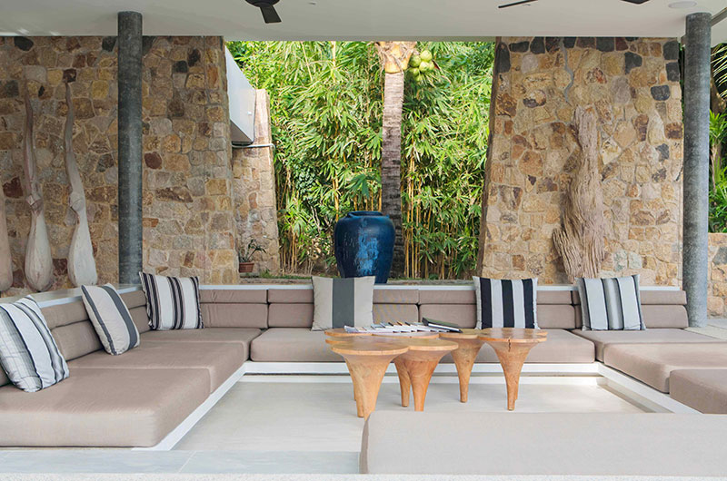 Samujana 19 Open Plan Lounge Area | Choeng Mon, Koh Samui