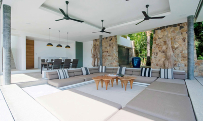 Samujana 19 Open Plan Living and Dining Area | Choeng Mon, Koh Samui