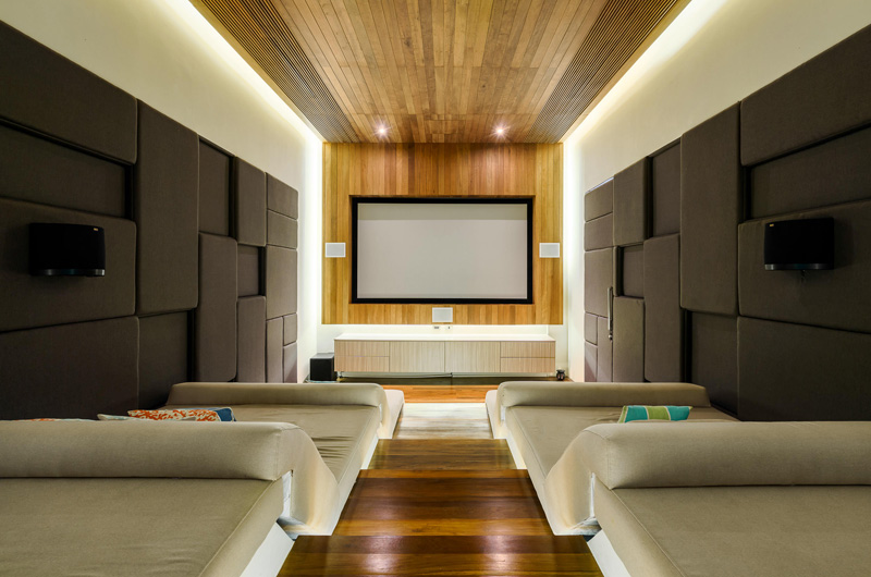 Samujana 21 Media Room with Lights | Choeng Mon, Koh Samui