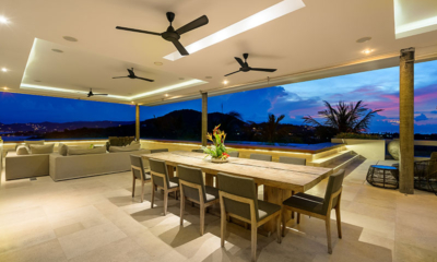 Samujana 21 Dining Area at Night | Choeng Mon, Koh Samui