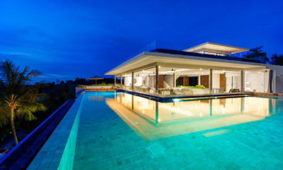 Samujana 21 Swimming Pool at Night | Choeng Mon, Koh Samui