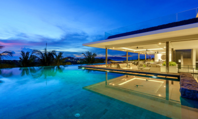 Samujana 21 Pool at Night | Choeng Mon, Koh Samui