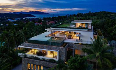 Samujana 21 Outdoor Area at Night | Choeng Mon, Koh Samui