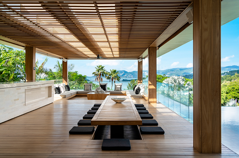 Samujana 24 Seating Area with Pool View | Choeng Mon, Koh Samui