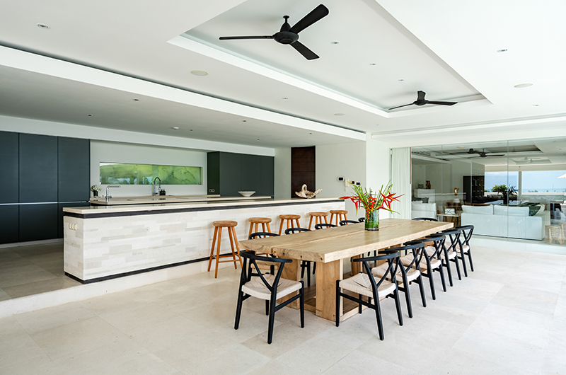 Samujana 24 Kitchen and Dining Area | Choeng Mon, Koh Samui
