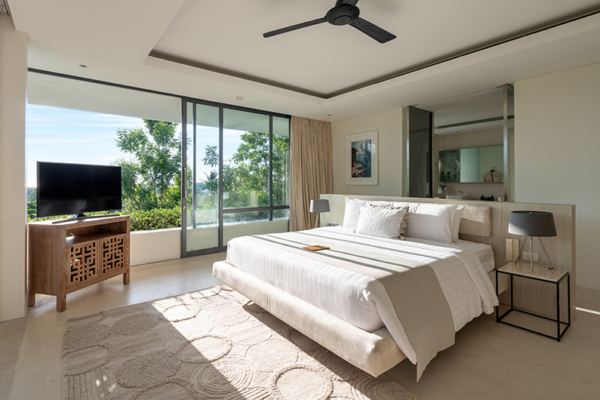 Samujana 24 Bedroom with Table Lamps and TV | Choeng Mon, Koh Samui