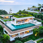 Samujana 27 Gardens and Pool View from Far | Choeng Mon, Koh Samui