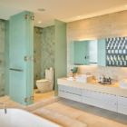 Samujana 27 Bathroom One with Mirror | Choeng Mon, Koh Samui