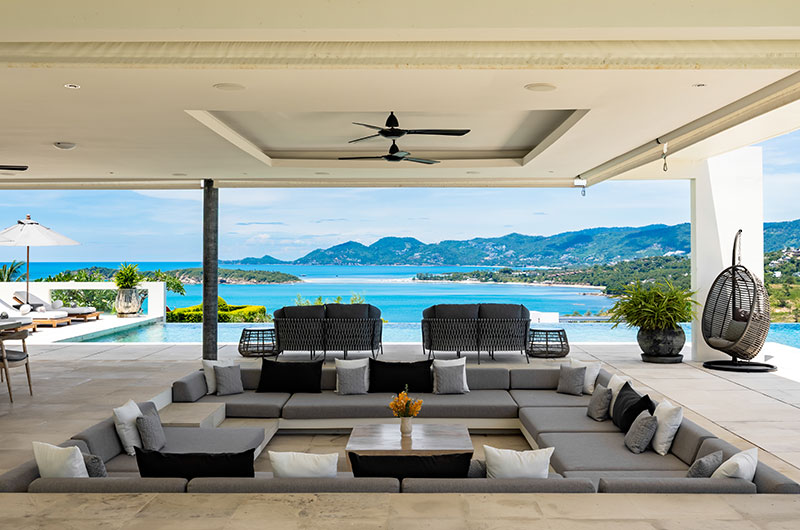 Samujana 27 Open Plan Living Area | Choeng Mon, Koh Samui