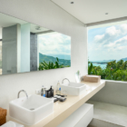 Samujana 30 His and Hers Bathroom with Sea View | Koh Samui, Thailand