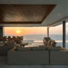 Samujana 30 Living and Dining Area with Sunset View | Choeng Mon, Koh Samui