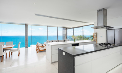 Samujana 30 Kitchen Area with Sea View | Choeng Mon, Koh Samui