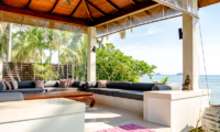 Baan Asan Open Plan Lounge Area with Sea View | Taling Ngam, Koh Samui