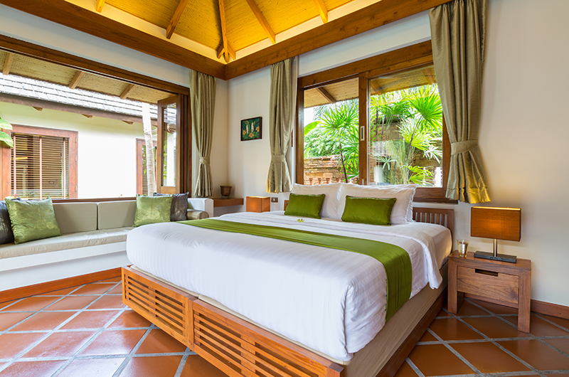 Baan Mika Bedroom One with Lamps | Choeng Mon, Koh Samui